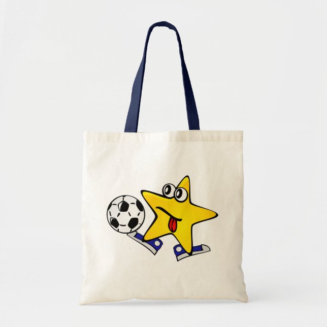 Tote Bag Étoile de football (Devant)