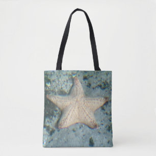Tote Bag Étoile de mer sous l'eau lit de la mer calme