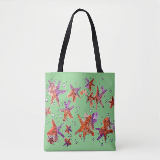 Tote Bag étoiles de mer