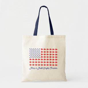 Tote Bag Étoiles et grève Eagles pour toujours, drapeau