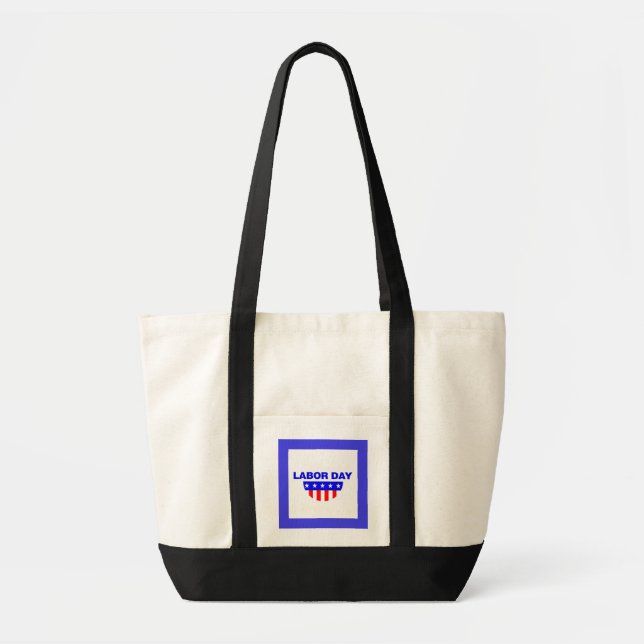 Tote Bag Étoiles et rayures de la Fête du Travail - (Devant)
