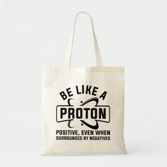 Tote Bag Être Comme Un Proton (Devant)