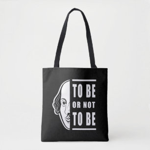Tote Bag Être ou ne pas être Shakespeare Citer Thespian