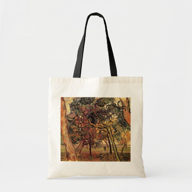 Tote Bag Étude de pins par Vincent van Gogh (Devant)