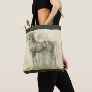Tote Bag Étude d'un cheval par Edgar Degas, Art Vintage