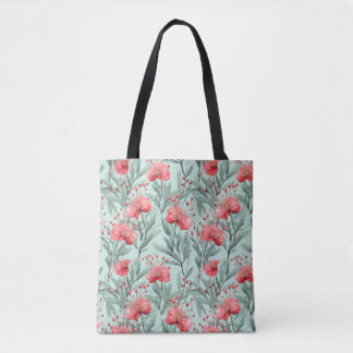 Tote Bag Éucalyptus de corail