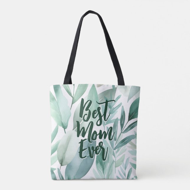 Tote Bag Eucalyptus Feuille | Fête des mères (Dos)