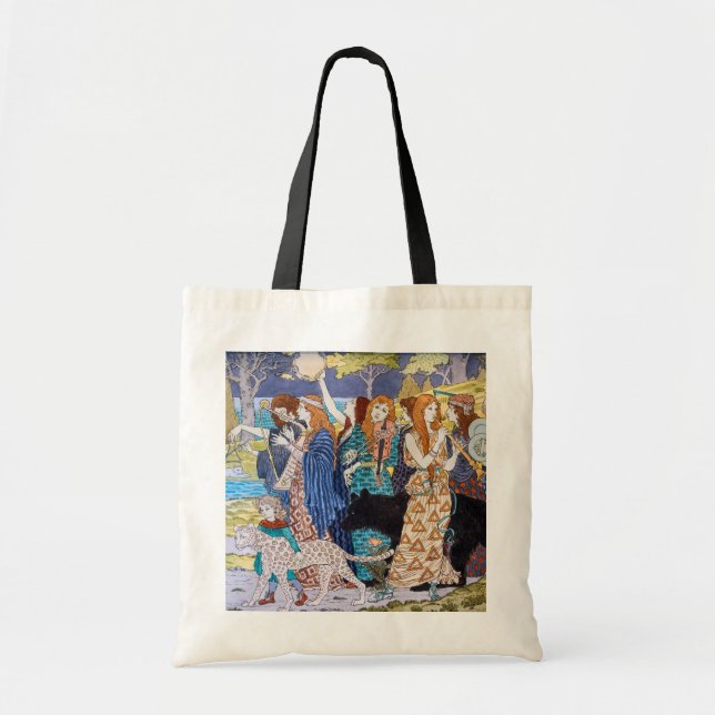 Tote Bag Eugene Grasset - Panneau décoratif Harmony (Devant)