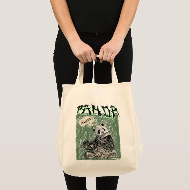 Tote Bag Euh-Huh Panda (Devant (produit))