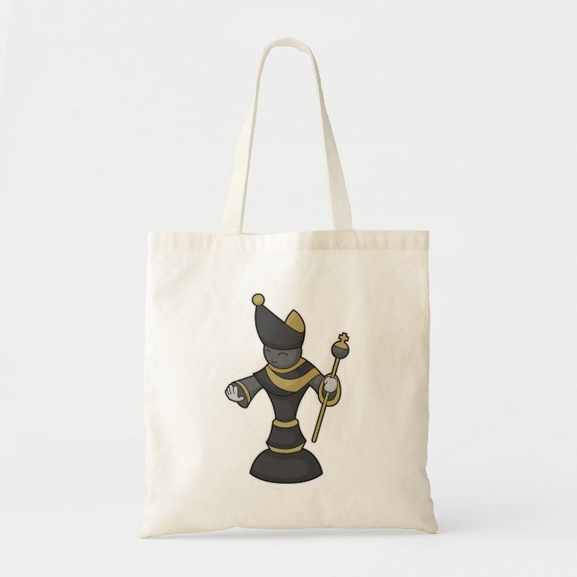 Tote Bag Évêque Échecs Équipe Échecs (Devant)