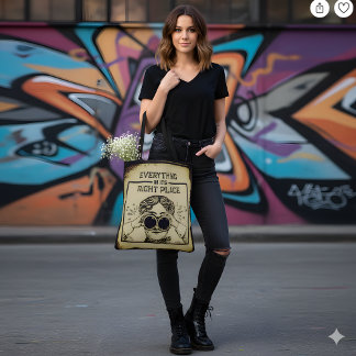 Tote Bag Everything in Its Right Place Tote