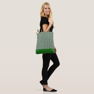 Tote Bag Exclusive Batik Two Tone Motif Édition Verte