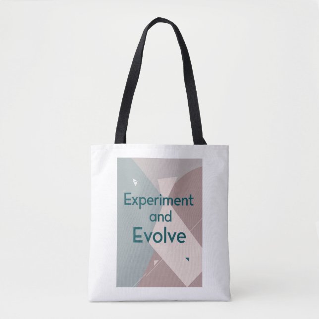 Tote Bag Expérimentez et évoluez (Devant)
