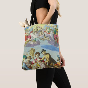 Tote Bag Explorateurs vintage avec carte du globe antique, 
