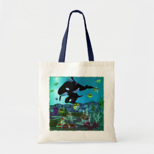 Tote Bag Exploration 3D Aquarium ORCA