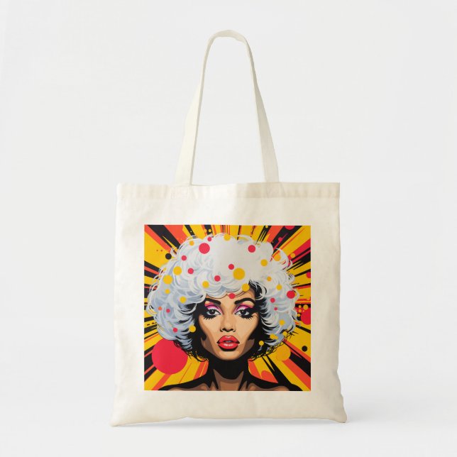 Tote Bag Explosion d'art pop (Devant)