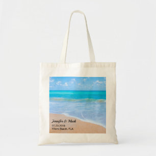 Tote Bag Extraordinaire Beach Tropical Scene Mariage