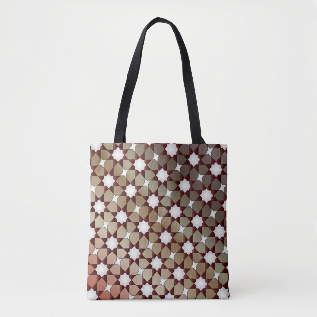 Tote Bag Extraordinaire Moyen-Orient Motif Rechercher ف Eng (Devant)