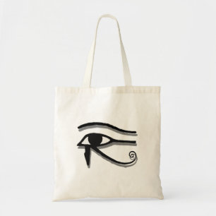 Tote Bag Eye Of Horus Egyptian Symbol Ink Drawing