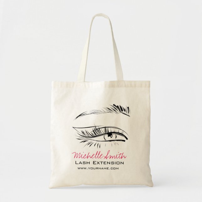 Tote Bag Eye Sketch Mascara Lash Extension (Devant)