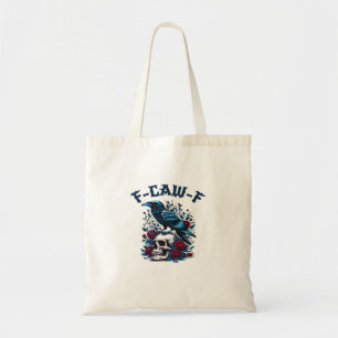 Tote Bag F-Caw-F Gothique Corbeau Crâne Classique