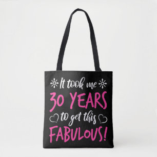 Tote Bag Fabuleux 30e anniversaire