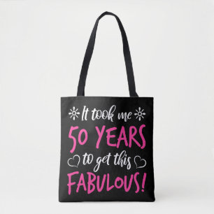 Tote Bag Fabuleux 50e anniversaire