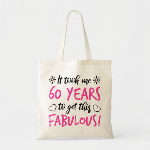 Tote Bag Fabuleux 60e anniversaire