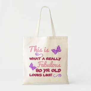 Tote Bag Fabuleux 80e anniversaire