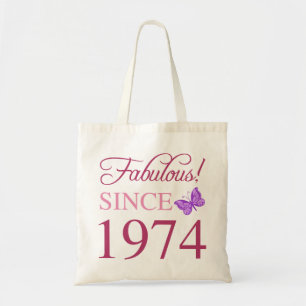 Tote Bag Fabuleux depuis 1974 50e anniversaire