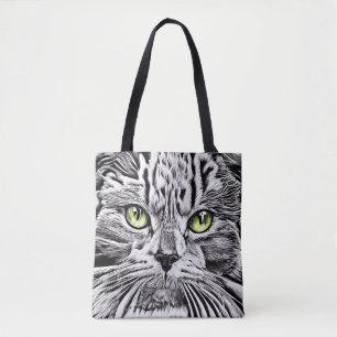 Tote Bag Face de chat
