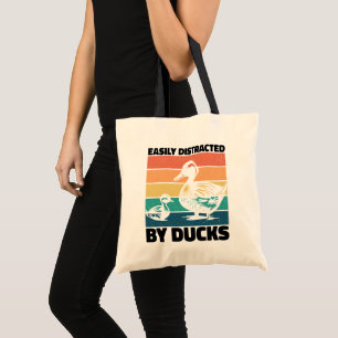 Tote Bag Facilement Distrait Par Canards Amour Cool De L'Ag