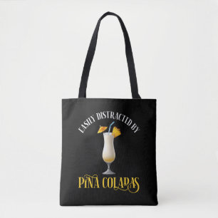 Tote Bag Facilement Distrait Par Les Pina Coladas