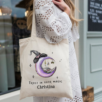Tote Bag Faire Confiance En Votre Lune De Sorcière Citation