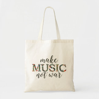 Tote Bag Faire de la musique pas de la guerre florale
