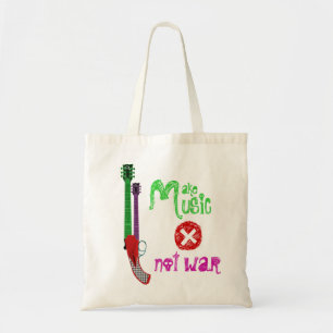 Tote Bag Faire de la musique pas la guerre