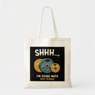 Tote Bag Faire des maths drôle de musculation entraînement
