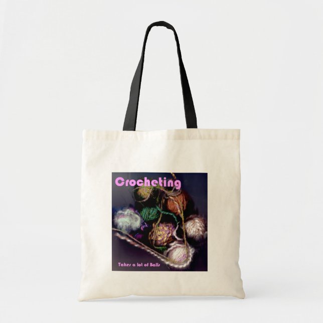 Tote Bag Faire du crochet (Devant)