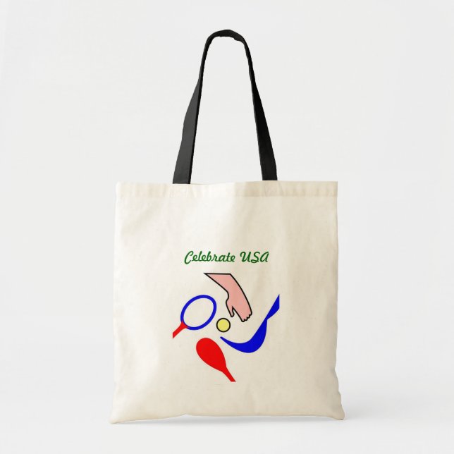 Tote Bag Faire une raquette - (Devant)