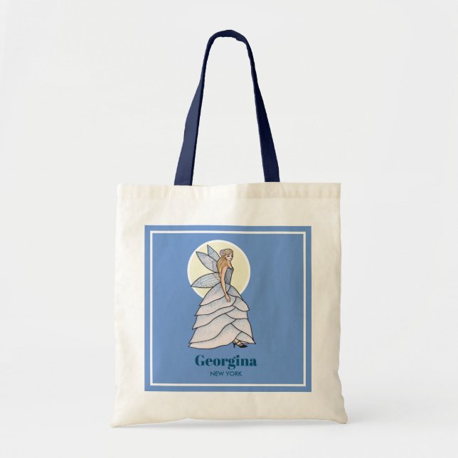 Tote Bag Fairy Princess Robe nuptiale Illustration (Devant)