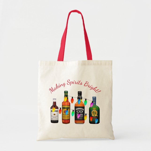 Tote Bag Faisant à spiritueux la boisson alcoolisée drôle (Devant)