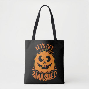 Tote Bag Faisons tomber Tipsy Halloween Jack-O’-Lantern