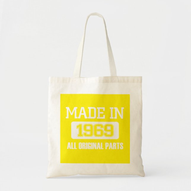 Tote Bag Fait en 1969 toutes les pièces d'original (Devant)