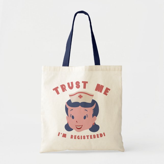Tote Bag Faites-moi confiance - je suis enregistré (Devant)