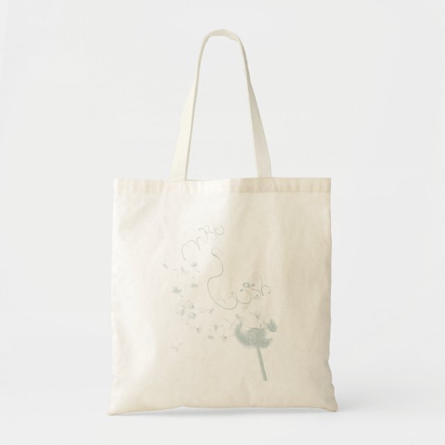 Tote Bag Faites un Dandelion de souhaits (Devant)