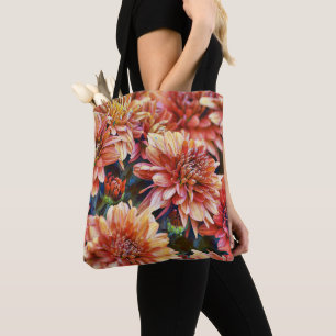 Tote Bag Faith Chrysanthemum Flower Art Fourre-tout