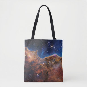 Tote Bag Falaises cosmiques Carina Nebula James Webb Telesc