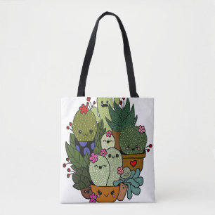 Tote Bag famille cactus