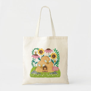 Tote Bag Famille d'Abeilles à Miel