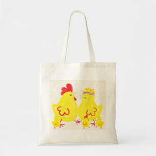 Tote Bag Famille de poulets